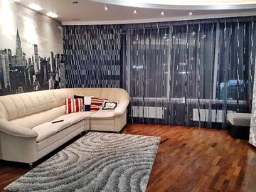 Просторные апартаменты с 1 спальней и балконом, вид на реку в  Most City Apart-Hotel